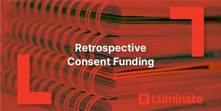 Retrospective consent funding in NZ for code compliance issues. Luminate provides finance for building consent rectification when banks decline properties with compliance problems.